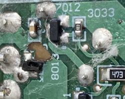 Philips GC9240 - Identyfikacja elementu na płytce sterującej