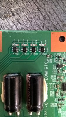 Toshiba 32SL833 - schemat,moduł Led Driver TX-5531T19D01 element Q204,Q205