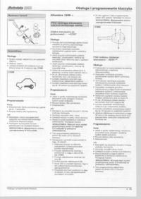 Seat Alhambra 1997 - Jak zaprogramować kluczyk po wymianie baterii?