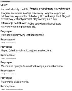 Błąd E84 w zmywarce Miele G1224 SCU - Czy to problem z zamkiem drzwi lub okablowaniem?