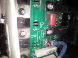 Migomat Sherman MIG 280Y, uszkodzone tranzystory igbt oraz sterowanie posuwem
