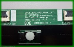 Samsung ue55ju6800wxxh zaciemniony obraz, nie świeci część.