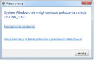 Most WDS zrywa połączenie, nie można się połączyć