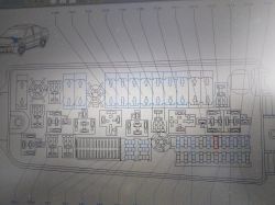 Vectra C 2002, 2.2 125km - Przepalanie bezpiecznika nr 12, poszukiwanie schematu