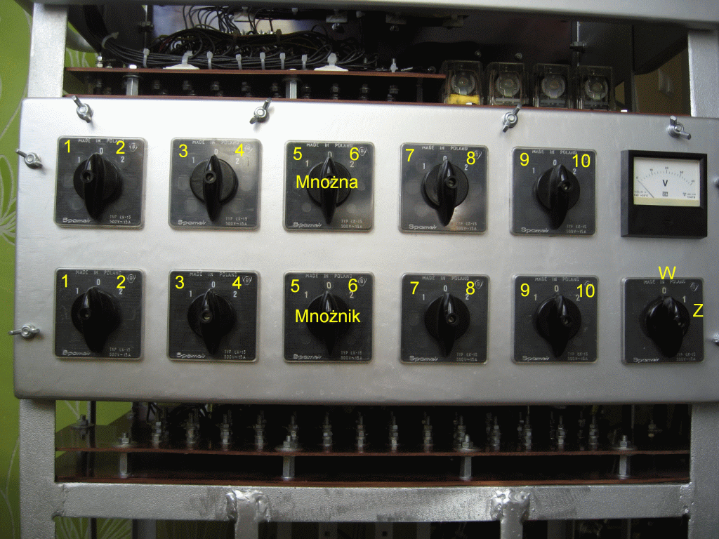 ŁAŁA "kalkulator" przekaźnikowy relay calculator