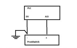 PLC - sygnał z przekładnika 0-10V - zaniżone napięcie wyj. przekładnika