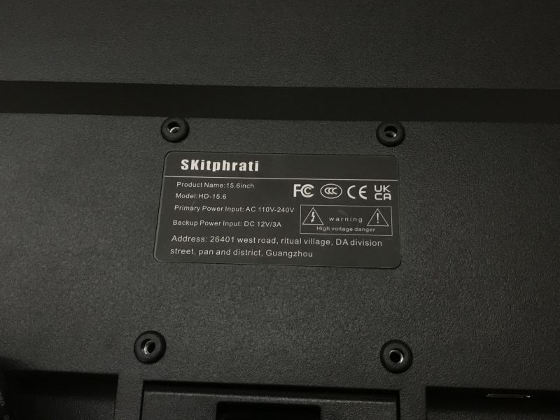 Touchscreen monitor for the workshop? Minitest SKitphrati 15.6 " 1080P HD-15.6