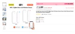 LoraTap WiFi/ZigBee Door and Window Sensor Promotion for LoraTap WiFi/ZigBee door and window sensors.
