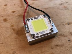 Minitest diody LED 50W COB 30V-36V z Chin - czy rzeczywiście będzie 50W?