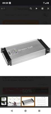 Akumulator Green Cell do roweru elektrycznego