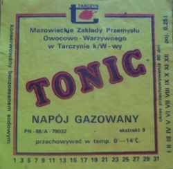 Tonic Schweppes i słodzik