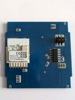 Tuya CBU Module Board Tuya CBU module board with electronic components.