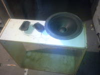 Subwoofer z starej szafki i Tonsila Subwoofer z starej szafki i Tonsila
