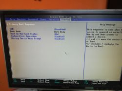 Lenovo – Start PXE over IPv6, Error 1962, znikający Windows Boot Manager w BIOS