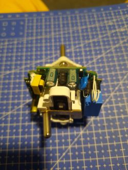 Interior of IMMAX NEO LITE 07762L Smart Plug Interior of the IMMAX NEO LITE 07762L smart plug with visible electronic components, including the BK7231N chip.