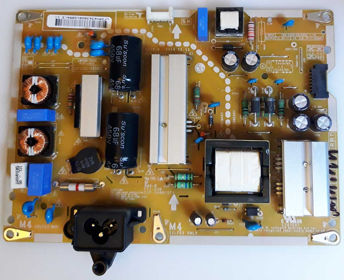 4 Viti Fissaggio Per Supporto TV LG - Modelli 32LN575V, 32LF5610, 32LF650V E Simili