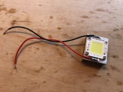 Minitest diody LED 50W COB 30V-36V z Chin - czy rzeczywiście będzie 50W?