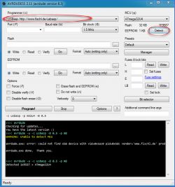 Błąd programowania mikro kontrolerów za pomocą programatora USBasp