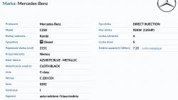 Mercedes C220 (model 202, r. prod. 2000) - Światła migają, do tego nie odpala.