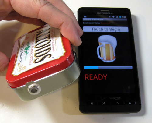 Droidalyzer - alkomat-gadżet do telefonu z Androidem