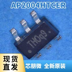Obraz ukazujący komponent elektroniczny AP2004HTCER w obudowie SOIC-8.