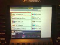 Keyboard Yamaha PSR-3000 uszkodzony wyświetlacz LCD