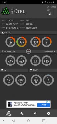 Which PLAY Internet router (with LTE 800 MHz band aggregation?)