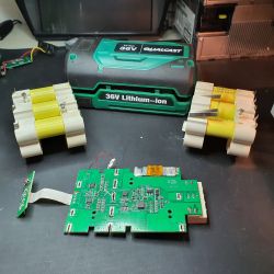 Uszkodziny BMS 36v Li-ion Qualcast YT8031-05 zamiennik IC