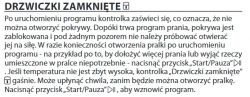 Indesit BTWL 50300PL - pali się lampka na czerwono