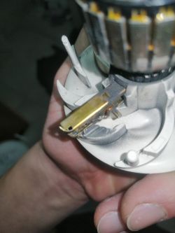 Pistolet Wagner W575 silnik - Padnięty silnik w pistolecie malarskim Wagner w575