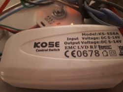 Zgubiony pilot do lampy sufitowej - wymiana sterownika/modułu?