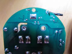 Smart Plug RMC003 PCB Board PCB board with labeled solder points