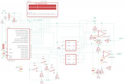 Podłączenie LCD 2x16 w trybie 4-bitowym do ATTiny26 - schemat do sprawdzenia