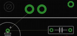Jak połączyć element Via z innymi w Eagle 5.7 na PCB?