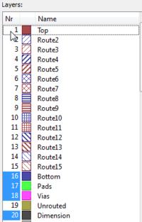 Eagle Light 6.5 - Jak ustawić widoczność otworów w padach PCB?