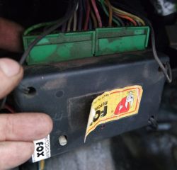 Jak odłączyć alarm-immobiliser FOX - Daewoo Nexia