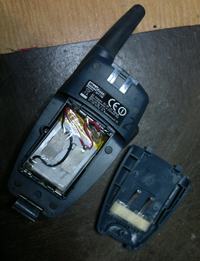 Krótkofalówka MaxCom WT108 - zmiana akumulatora z Ni-Mh na LiPoli