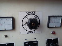 Mig Mag Butters 300 Do czego pokrętło "CHOKE"