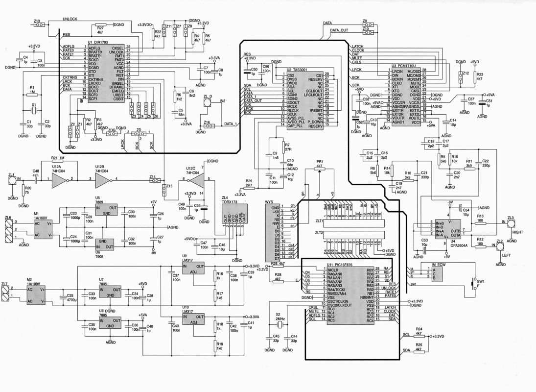 Cyfrowy Koder Stereo DDS FM sterowany szeregowo z wyjcia I2S