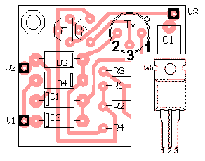 Tranzystorowo- tyrystorowy regulator oświetlenia