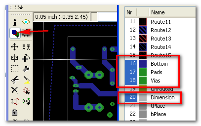 Eagle, problem z projektem płytki