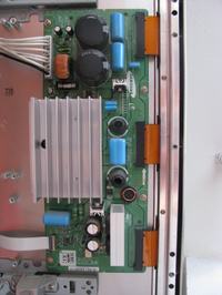Plazma Belson BSV-4254 42'' - uszkodzony Y-buffer LJ41-02760A, brak obrazu i dźwięku