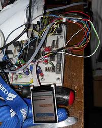 AtMega32 i LDC S65 ze sterownikiem L2F50