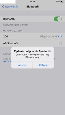 Statyw/selfie stick pod smartfon z wyzwalaczem Bluetooth (YC1089, AB Shutter3) Statyw/selfie stick pod smartfon z wyzwalaczem Bluetooth (YC1089, AB Shutter3)