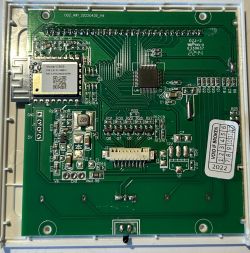 Thermostat PCB with CB3S Chip Thermostat circuit board with CB3S chip.