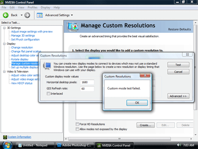 Custom resolution. Generic non-PNP Monitor (1024x768@60hz). Generic non-PNP Monitor. Generic PNP Monitor. Дубликат разрешения NVIDIA.