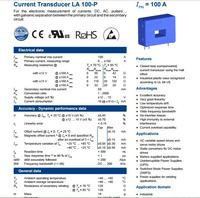 Wybór przetwornika prądowego LEM do pomiaru prądu 100A AC pod Arduino