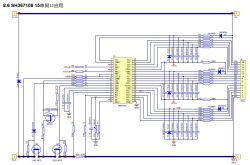 Schemat elektryczny układu BMS z układem SH367108 i tranzystorami MOSFET do zarządzania ładowaniem oraz rozładowaniem.
