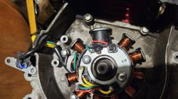 Alternator w Router Sport 50s - Przerobienie skutera z 139QMB posiadający prądnicę na alternator
