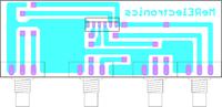 lm-1036 - Projekt PCB przedwzmacniacza do wzmacniacza na TDA 2003
